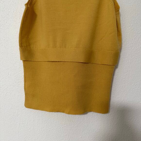 Marie Claire Paris Women's 100%Wool Knit Tie Waist Tank Top Size 36 - Picture 13 of 13